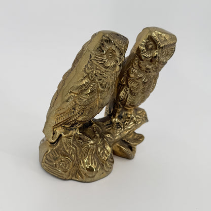 Solid Brass Owl Figurine
