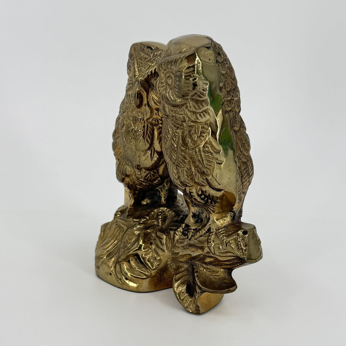 Solid Brass Owl Figurine