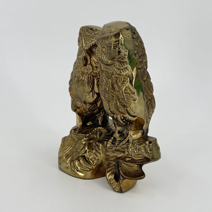 Solid Brass Owl Figurine