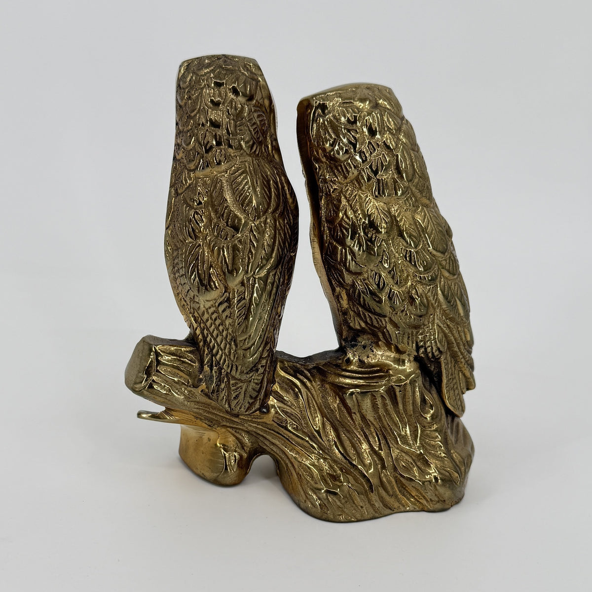Solid Brass Owl Figurine