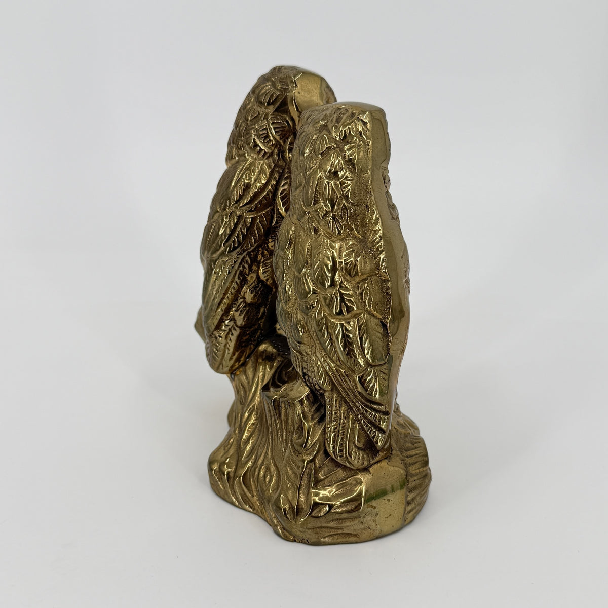 Solid Brass Owl Figurine