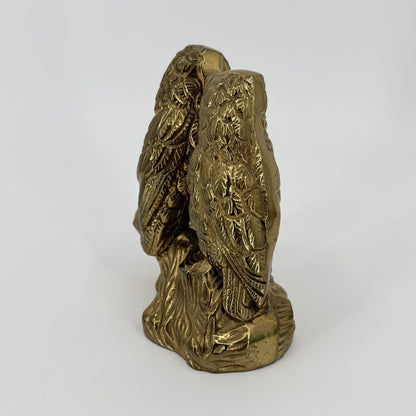 Solid Brass Owl Figurine