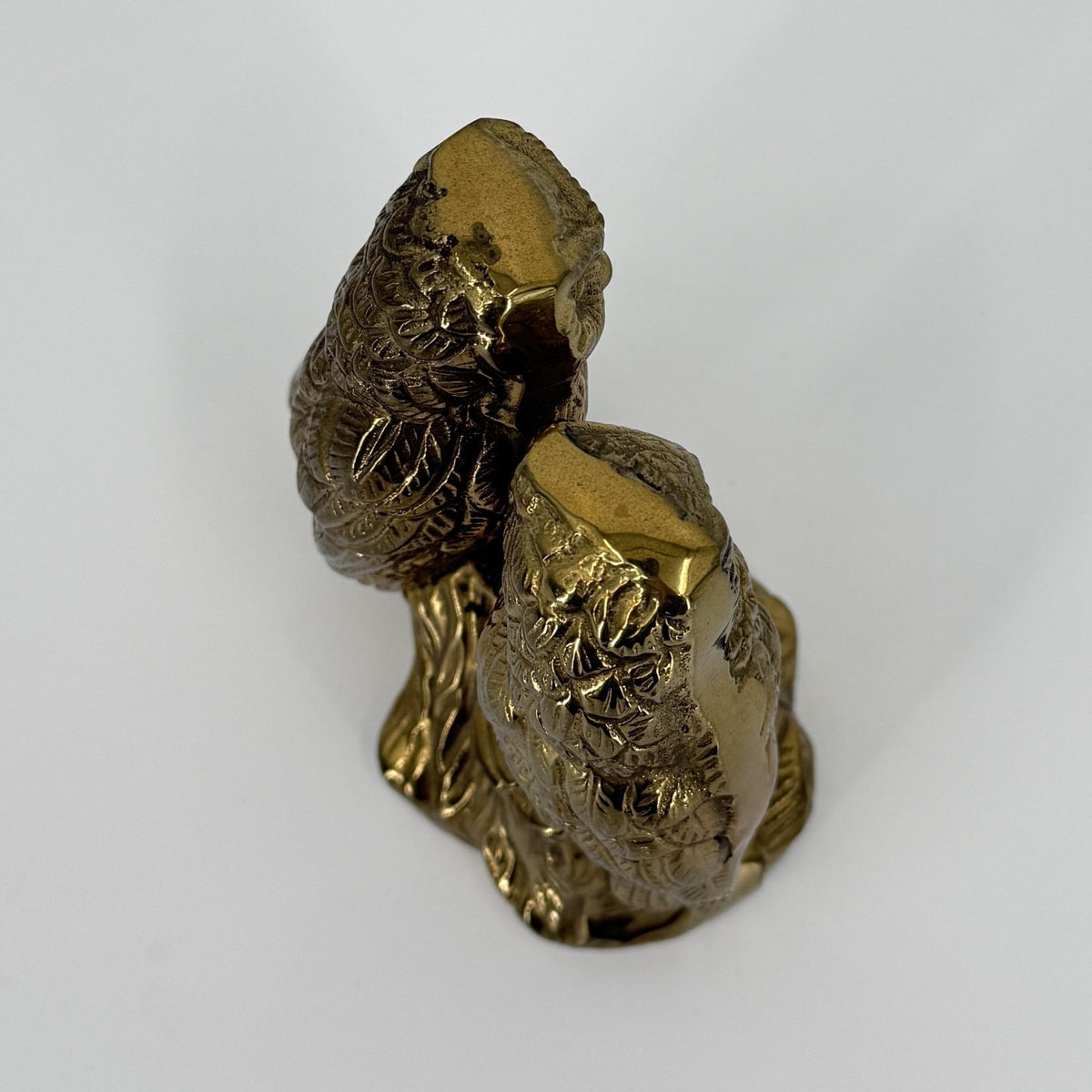 Solid Brass Owl Figurine