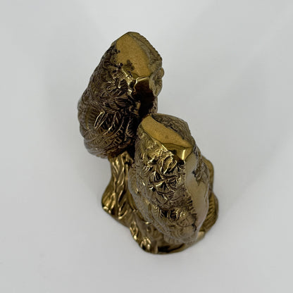 Solid Brass Owl Figurine