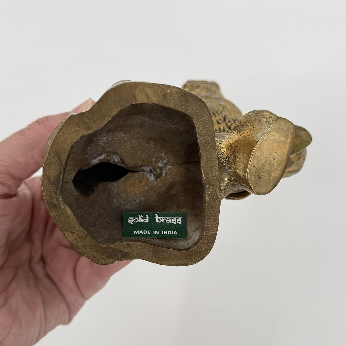 Solid Brass Owl Figurine