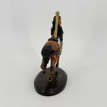 Biscuit Carousel Horse Figurine