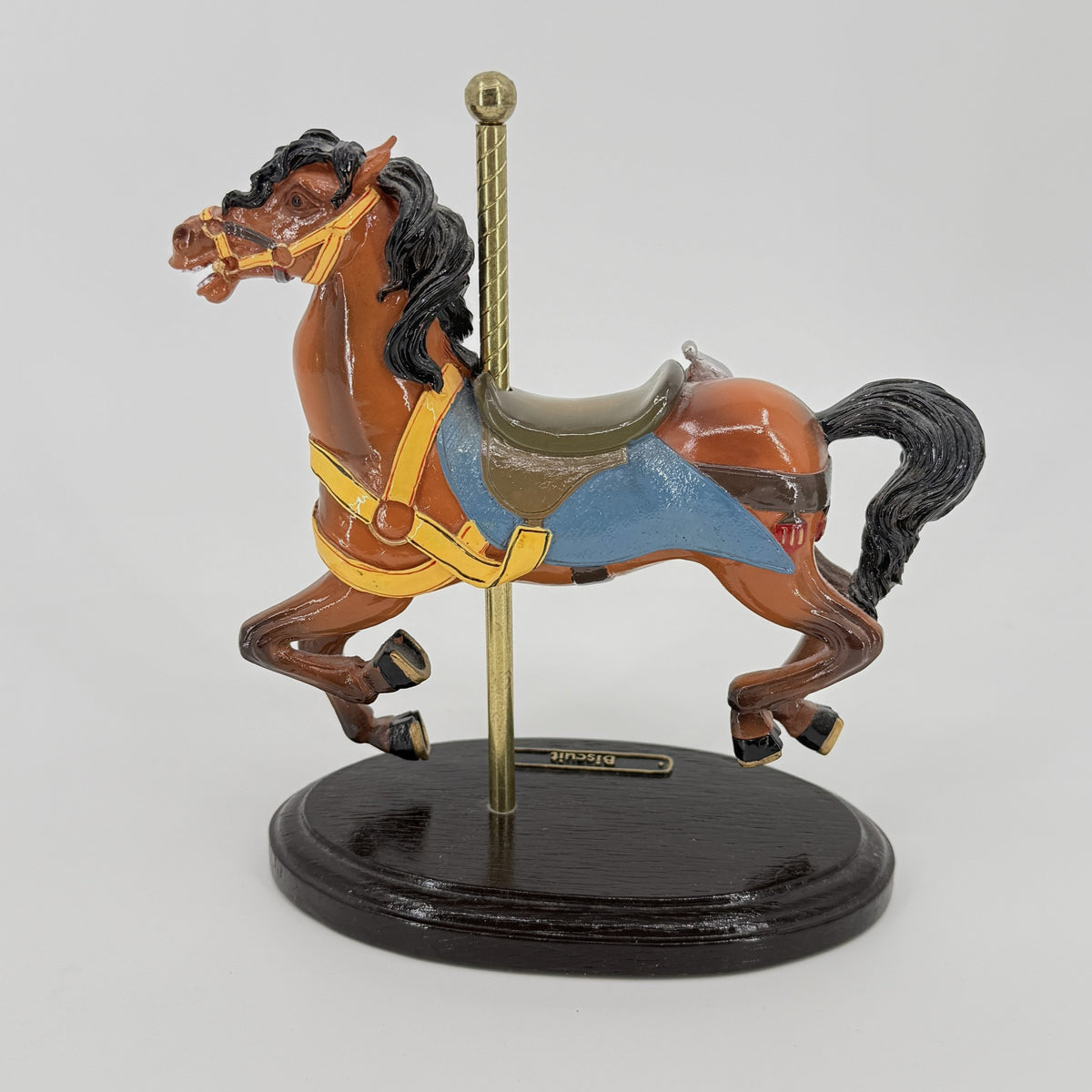 Biscuit Carousel Horse Figurine