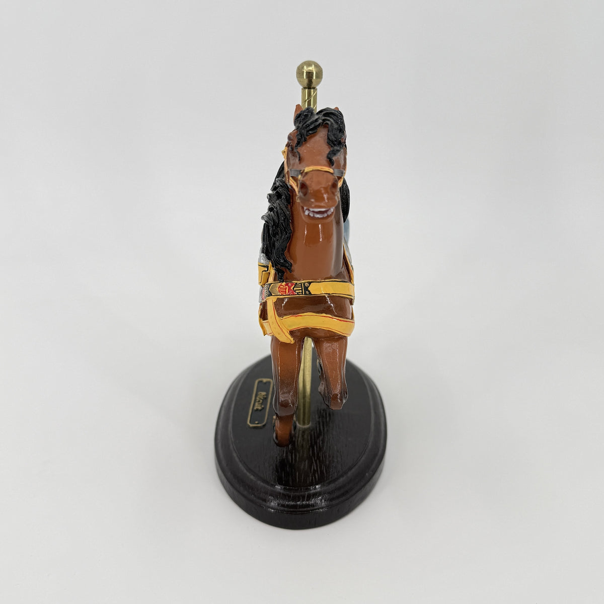 Biscuit Carousel Horse Figurine
