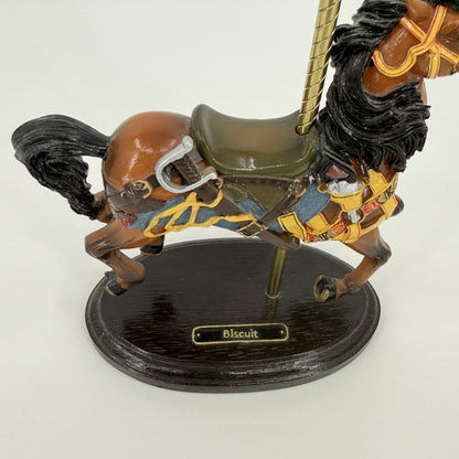 Biscuit Carousel Horse Figurine