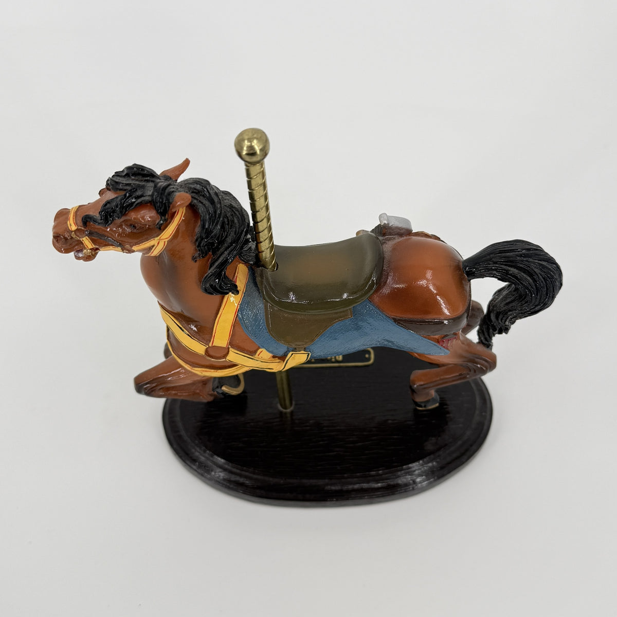 Biscuit Carousel Horse Figurine