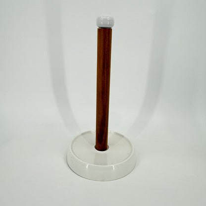 Ceramic Wood Paper Towel Holder