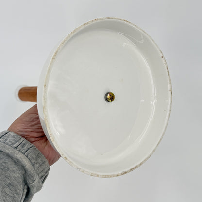 Ceramic Wood Paper Towel Holder