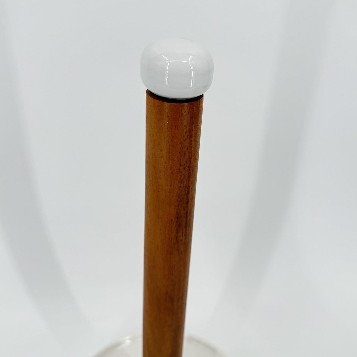 Ceramic Wood Paper Towel Holder
