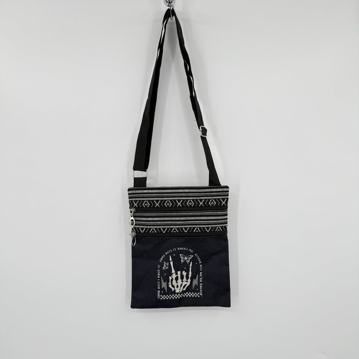 Skeleton Hand Crossbody Bag