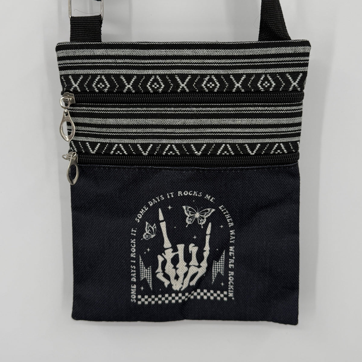 Skeleton Hand Crossbody Bag