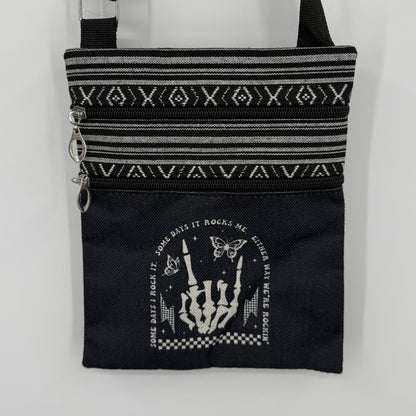 Skeleton Hand Crossbody Bag