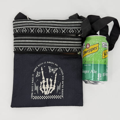 Skeleton Hand Crossbody Bag