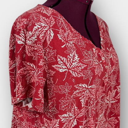 EH! Leaf Henley Nightgown