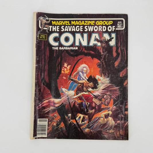 Savage Sword of Conan Comic Magazine #91