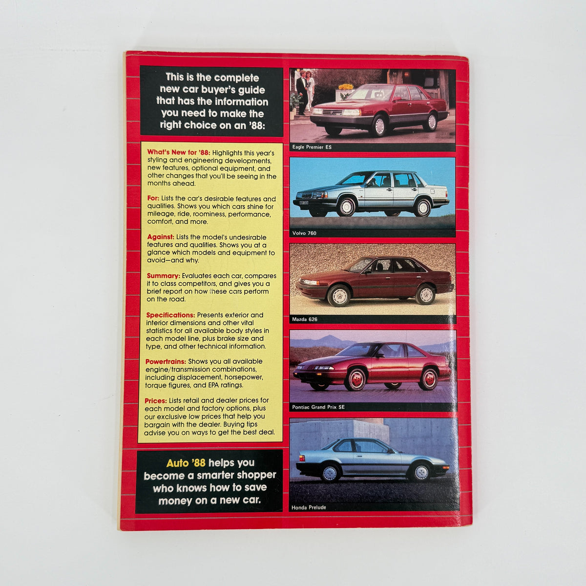 Consumer Guide Auto 88
