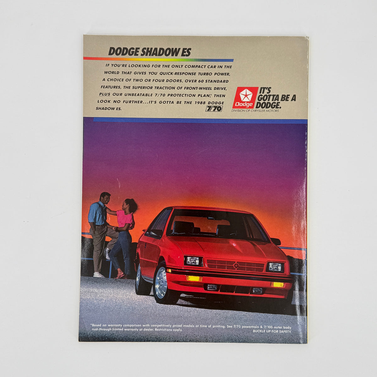 Automobile Magazine July 1988