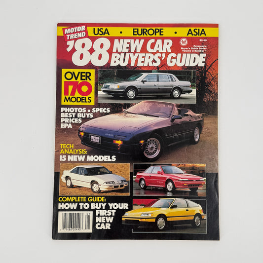 Motor Trend 1988 Car Guide