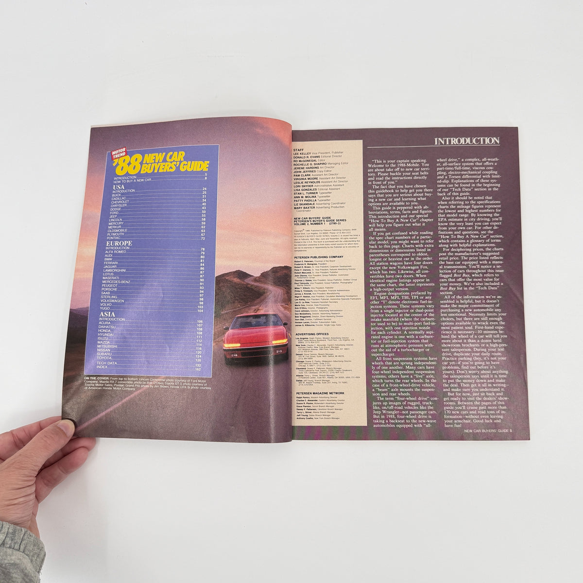 Motor Trend 1988 Car Guide
