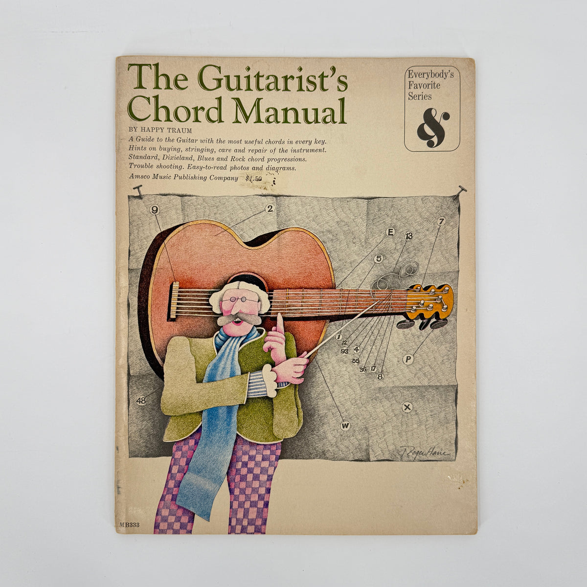 1967 Guitarists Chord Music Book