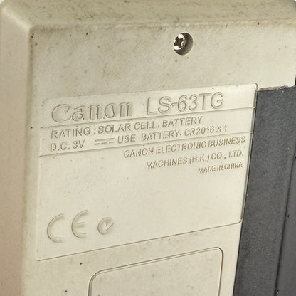 Canon LS-63TG Calculator