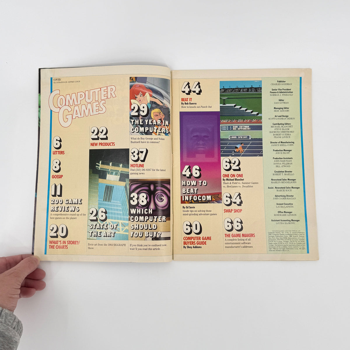 Computer Games Magazine Lot 1984 1985