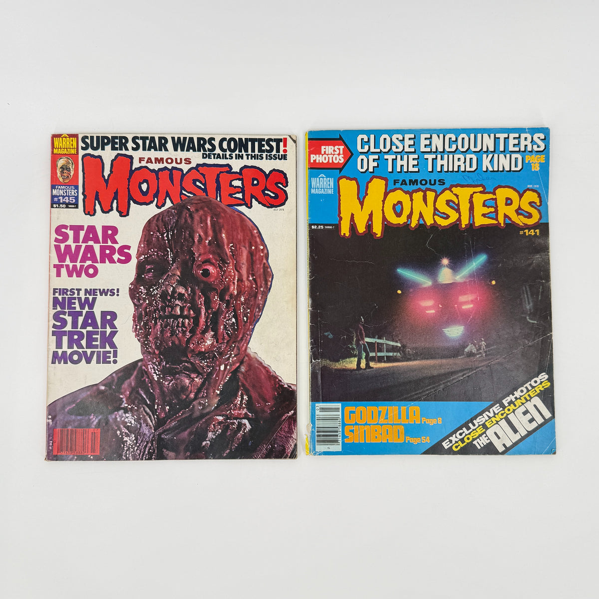 Monsters of Filmland #141 #145 1978