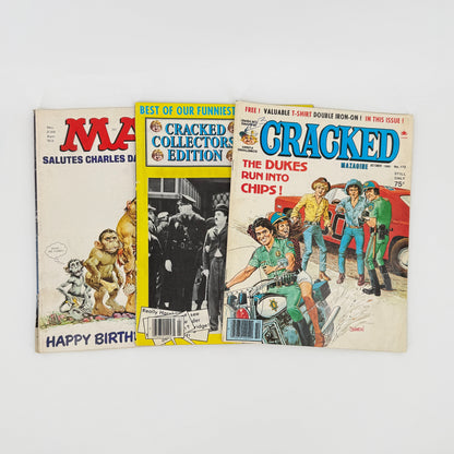 MAD Cracked Magazine Lot 1980's