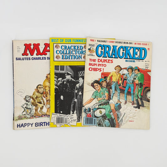 MAD Cracked Magazine Lot 1980's