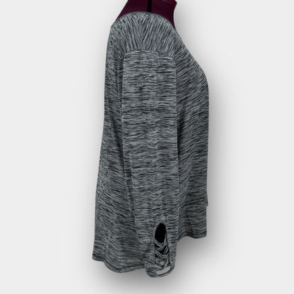 ACX Active lattice sleeve top