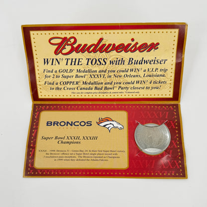 2002 Budweiser Super Bowl Medallion Lot