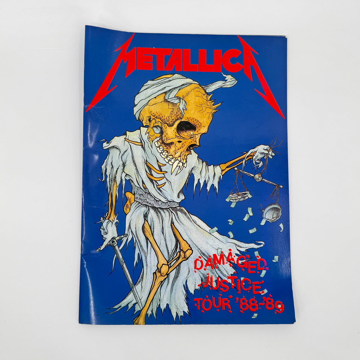 Metallica Damaged Justice Tour Program