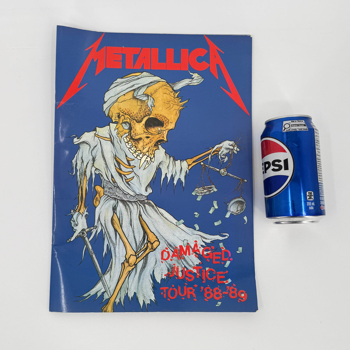 Metallica Damaged Justice Tour Program