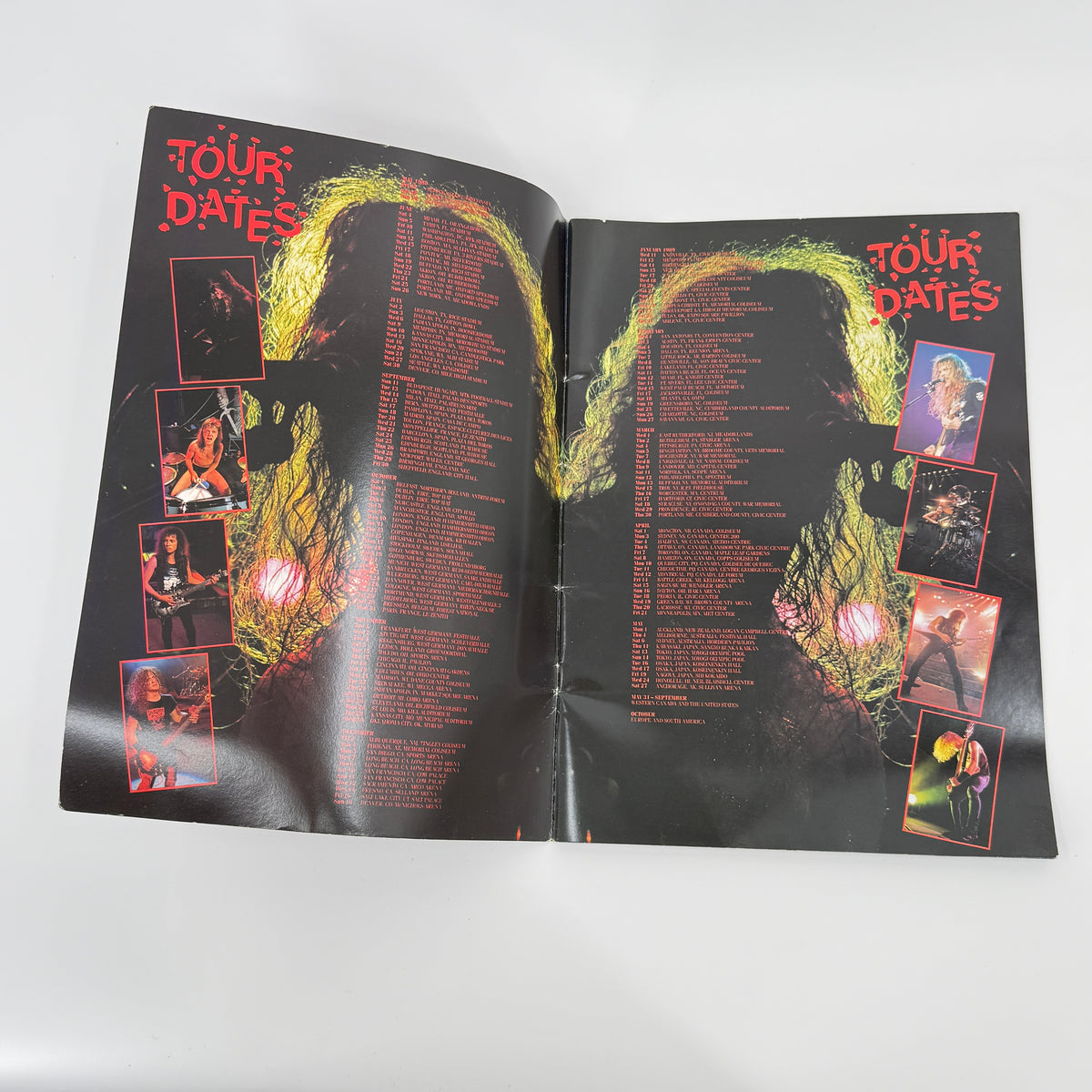 Metallica Damaged Justice Tour Program