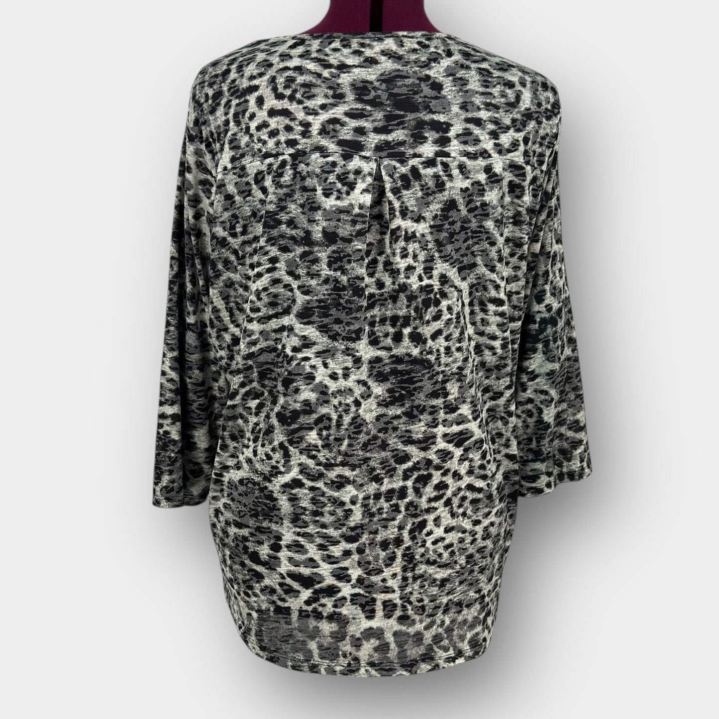 iyla sheer animal tunic
