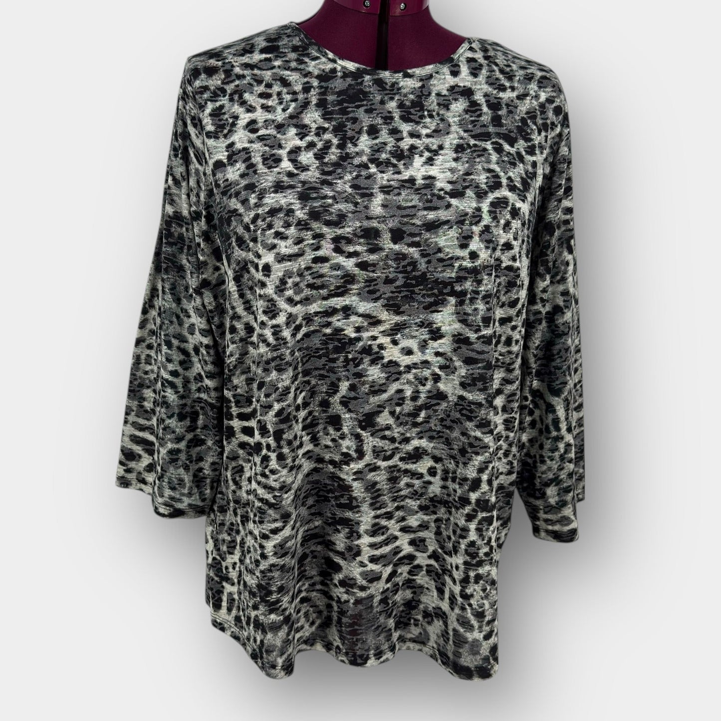 iyla sheer animal tunic