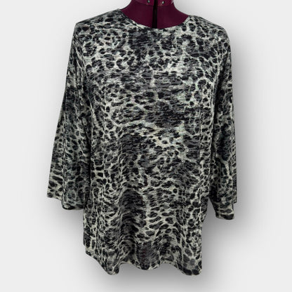 iyla sheer animal tunic