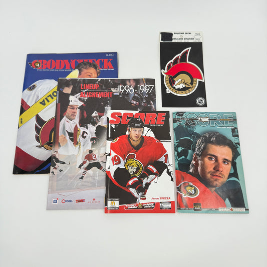 Ottawa Senators Magazine Program Lot
