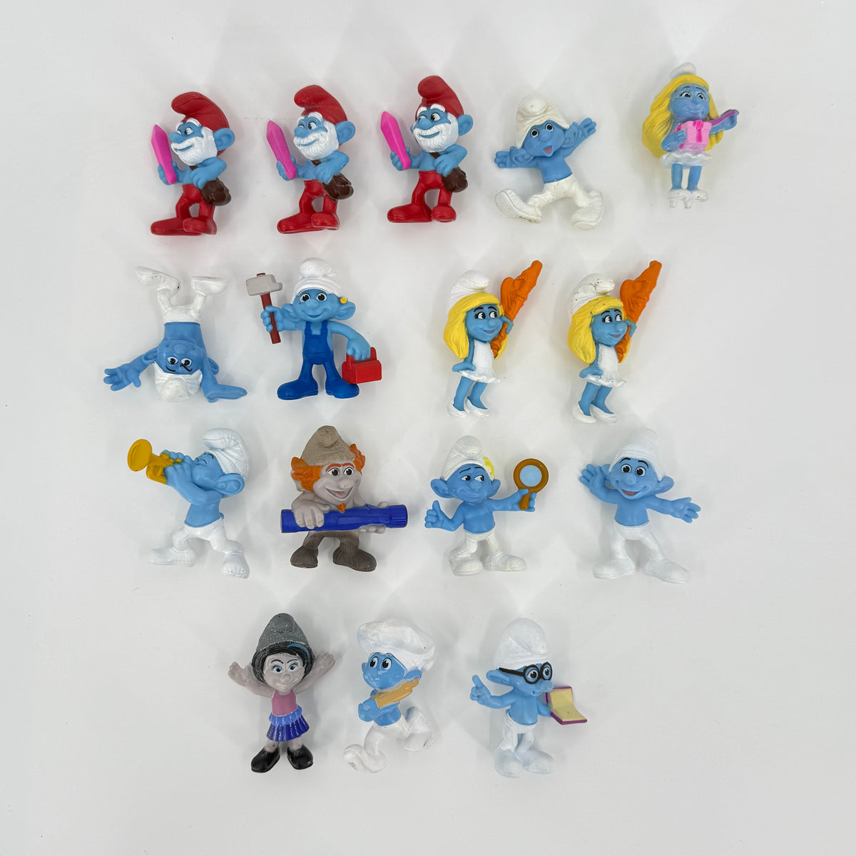 2013 McDonald’s Smurfs 2 Lot - 16 figures