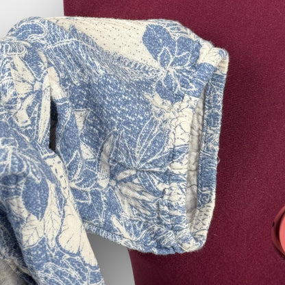 mySTYLE floral gauze blouse