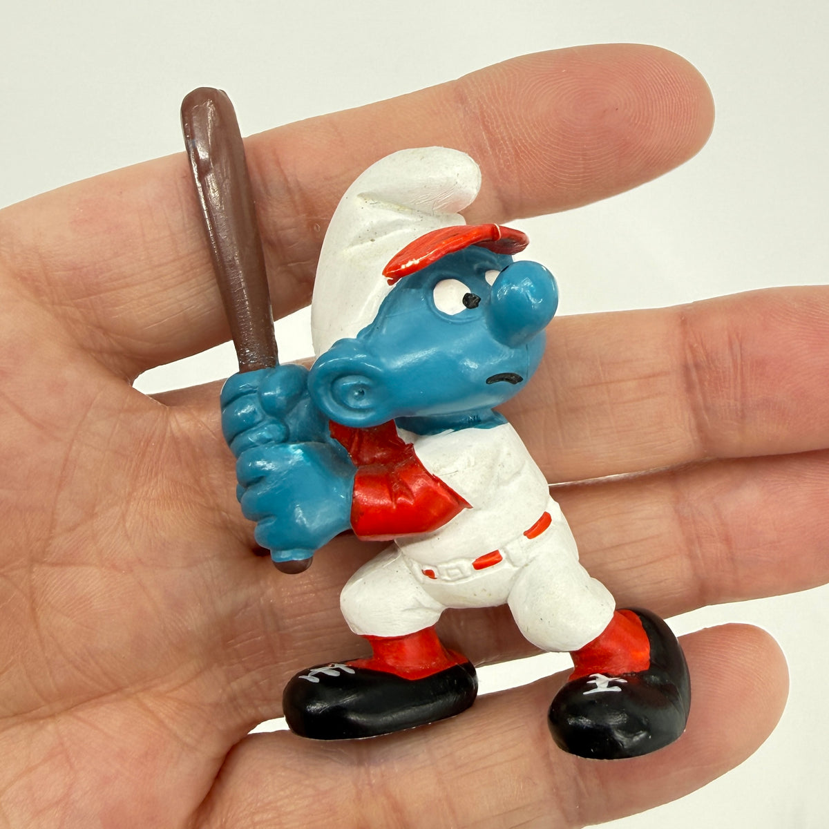 1981 Schleich Smurf Baseball Batter 20129