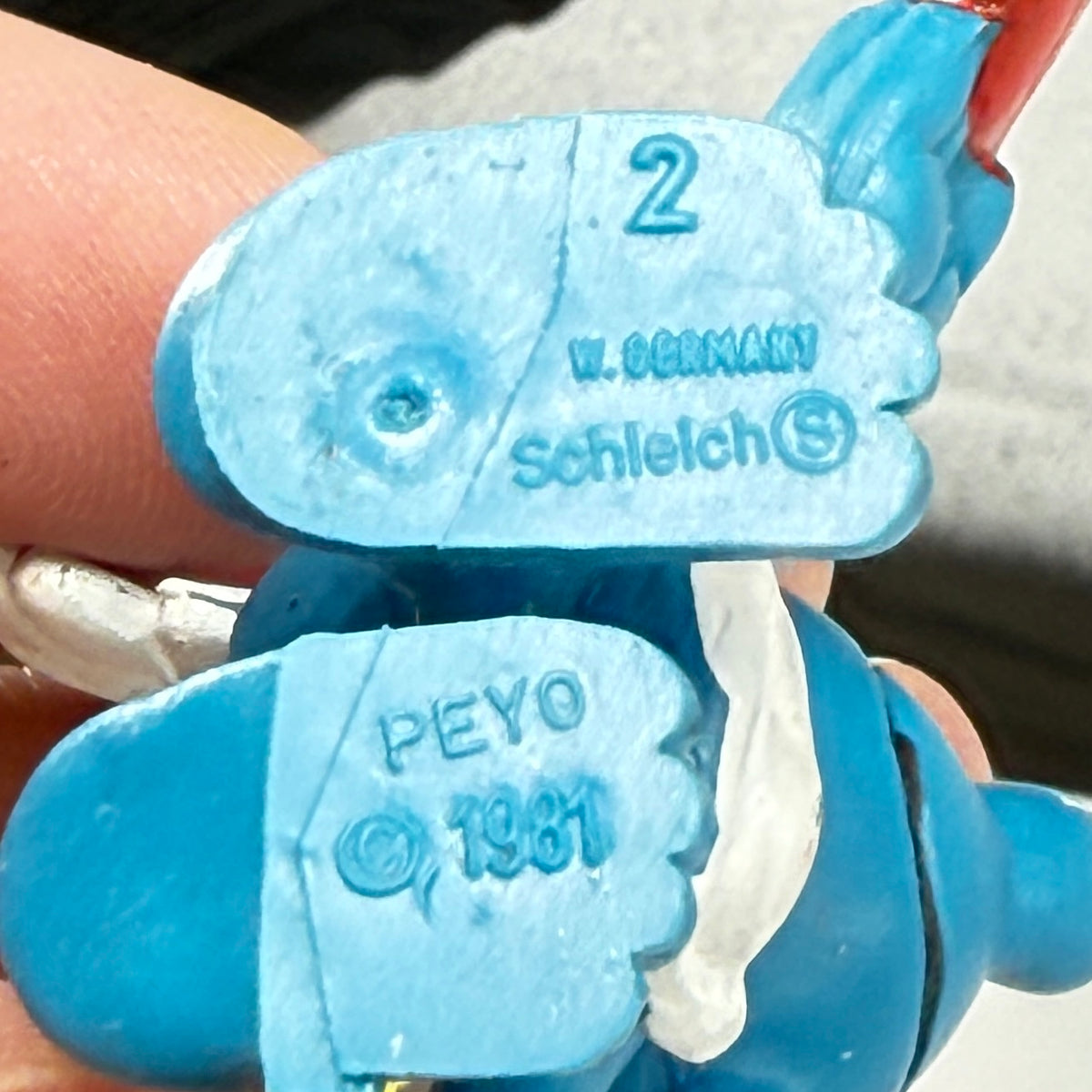 1981 Schleich Peyo Smurfs 20128 Amour