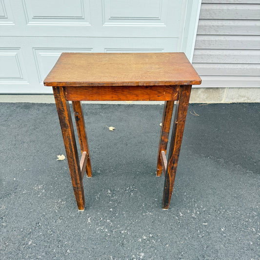 Rustic Wood Side Table