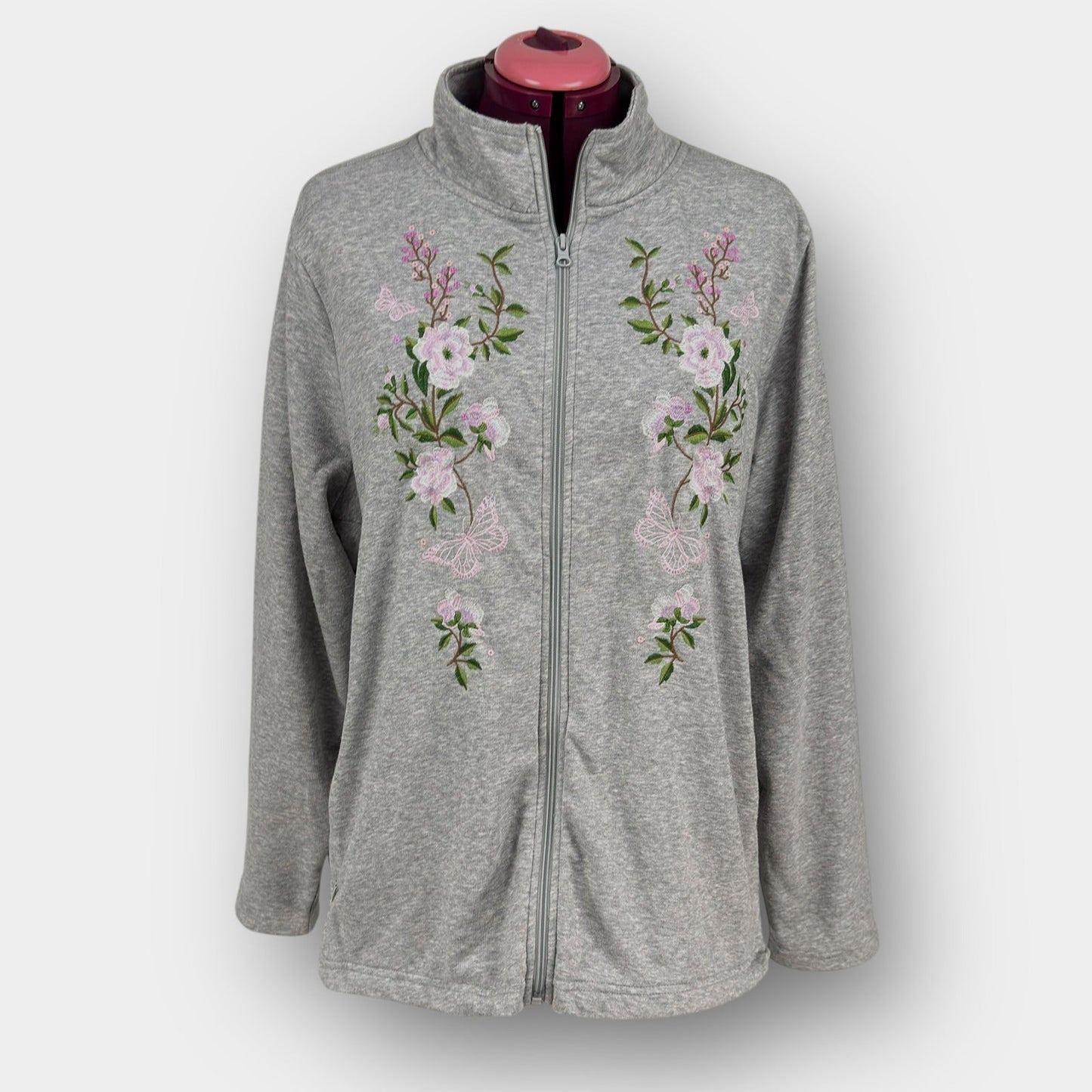 George embroidered zip jacket