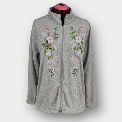 George embroidered zip jacket