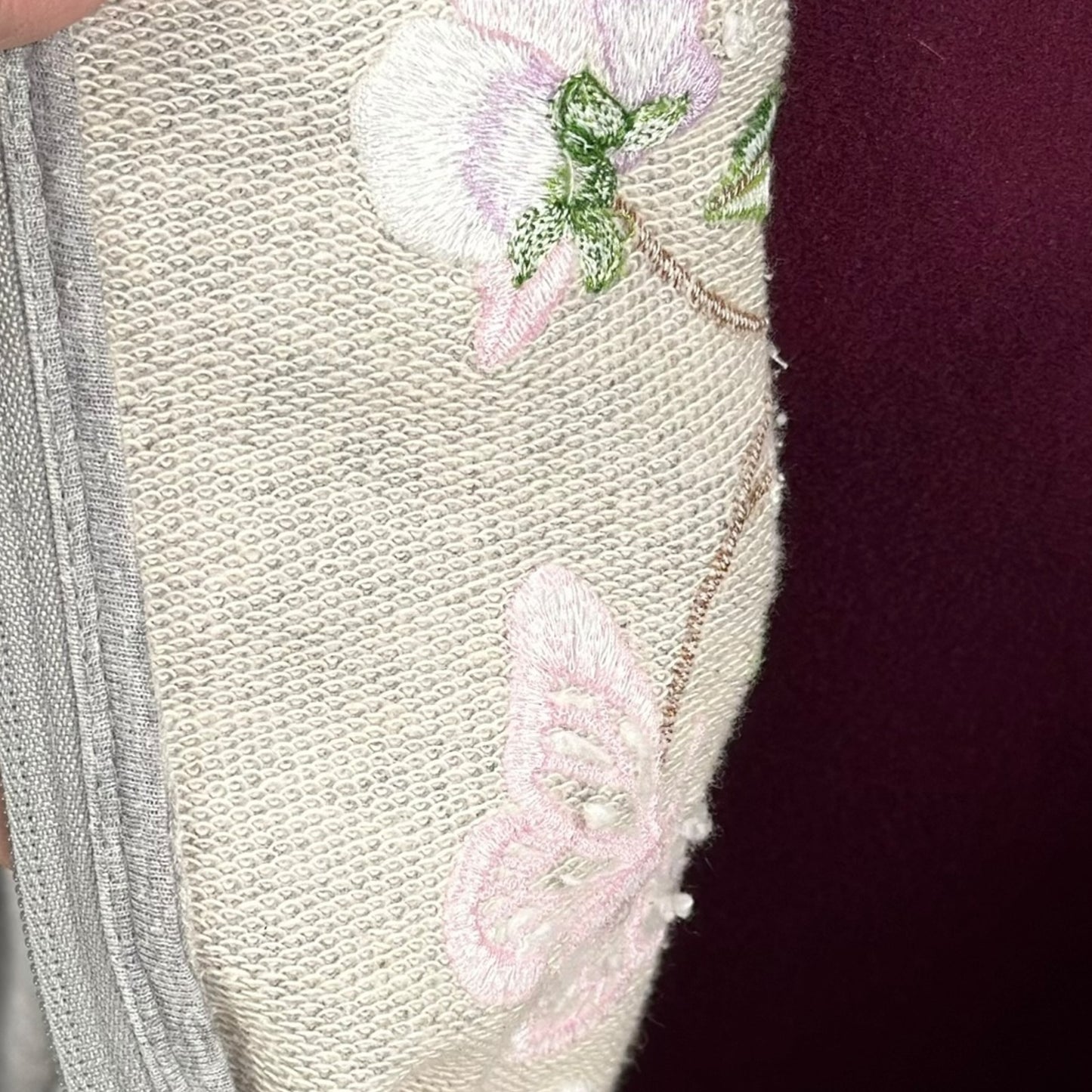 George embroidered zip jacket